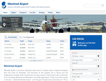 Tablet Screenshot of montrealairport.net